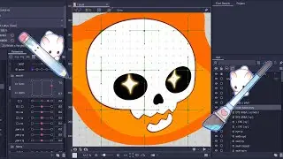flaming skull ・ vtuber timelapse