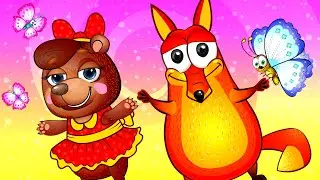 The Bear Went Over The Mountain | Fox and Chicken Nursery Rhymes & Kids Songs