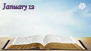 நாள் 12 ||January 12 || ஒரு வருடத்தில் முழு வேதாகமம்..|| 