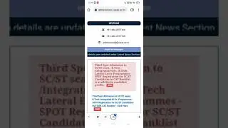 cusat 2021 3rd btech spot registration /CAT RANK ൽ ഉൾപ്പെടാത്തവർക്കും (SC/ ST ) പങ്കെടുക്കാം