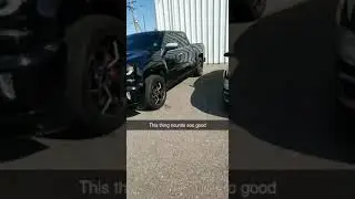 (Super loud) 2018 Silverado, longtube headers and straight piped