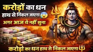 👉 महादेव का आदेश 🔱 आज जरूर सुनें वरना बड़ा नुकसान 😨 || Shiv Sandesh || universe massage || #mahadev 