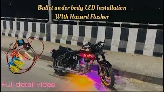 Bullet under body LED installation with hazard Fletcher / full detail ￼video❤️