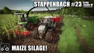 Chopping Corn For Maize Silage - Stappenbach #23 Farming Simulator 19 Timelapse