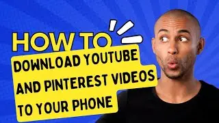 Download YouTube videos and Pinterest videos directly to your Phone Gallery