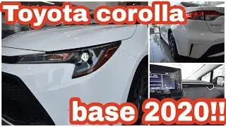 Toyota corolla base 2020 !! | revisi&oacute;n interior y exterior | en espa&ntilde;ol