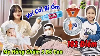 Mẹ Hằng Vất Vả Chăm Sóc 3 Bố Con