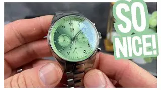 GORGEOUS Eastern Arabic Dial Chonrograph - 94 Culture Chronograph 2 Pistachio
