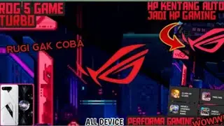 NEW ROG GAME BOOSTER V1 TERBARU!!NO LEG & PATAH PATAH !!