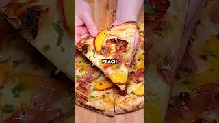Peach Pizza 🍕 #shorts