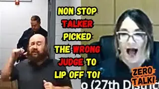 DUMAZZ Defendant Picked WRONG Judge to Lip Off To!  The RIght BUT NOT the Ability to Remain Silent!