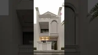 Roman Style Villa 20x40 Design Front Elevation #builder #interior #constrcution #interiordesign