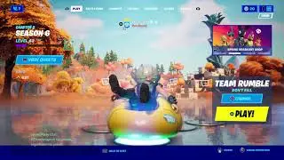 I got the rarest emote in season 6 bean bag