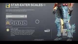 Star-Eater Scales Drop | K1 Communion Legendary Lost Sector | Exotic Legs | Destiny 2 Broken Guns