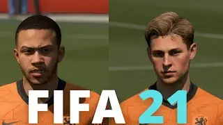 FIFA 21 Netherlands Faces