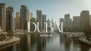 Urban Oasis | Dubai in 4K with Relaxing Ambient Music (NO ADS)