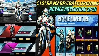 C1S1 M2 ROYAL ADVENTURE CRATE OPENING PUBG 😱 | C1S1 RP M2 CRATE OPENING | ROYAL ADVENTURE BGMI 😂🤣