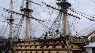 HMS Victory in Portsmouth Harbor England