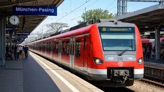 Hier habe ich zu spät gebremst! || Trainspotting in München-Pasing || #trainspotting #train #railway
