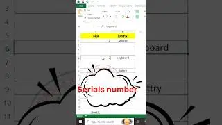 Excel Auto Serial: Skip Blanks! IF+COUNTA #excel