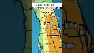 Central Florida is getting battered with severe weather