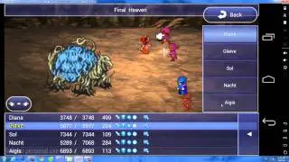 [Full HD] Final Fantasy Dimensions: Adamantoise Level 6 fight on PC.