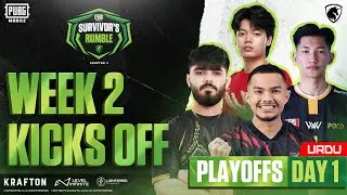 [URDU] SURVIVOR'S RUMBLE CHAPTER 2 | PLAYOFFS W2D1 | FT. #btr #DRS #talon #SEM9 #ASi8 #VOIN #boom