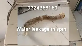 Godrej GDF 1101 FUZZY LOGIC washing machine water leakage in spin repair