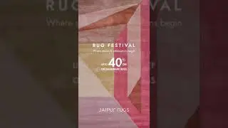 Rug Festival 2024 - Discover your perfect rug at 40% off.