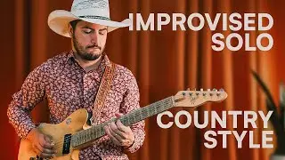 Country Guitar Improvisation in C | Mid-Tempo Groove & Chicken Pickin&rsquo; Licks