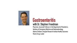 Trekk Talks &ndash; Gastroenteritis, Dr. Stephen Freedman 9/15/14