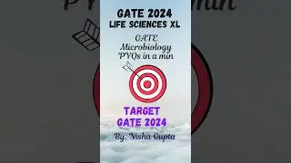 GATE Questions in a min 🥇 || part 4 #GATE #Life Sciences  #Crackgate #ytshorts #shorts #CSIR #DBT