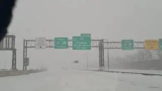 Navigating New Jersey Snowstorm:  Driving Through Whiteout Conditions January 2026. #winter #storm