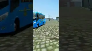 MSRTC SCHOOL BUS in Proton Bus simulator road