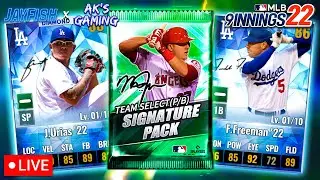 🔴LIVE | TEAM SELECT SIG PACK OPENING FINALE! - MLB 9 Innings 22 (JayFish x Ak's Gaming)