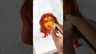 Operation Sindoor Drawing with Watercolour