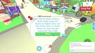 I BROUGHT THE ULTRA RARE RAINBOW CLOUD STROLLER IN ADOPT ME FOR $2000 *Trading edition* (Part 1)