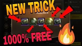 HOW TO GET FREE CRATES  COUPON IN PUBG MOBILE ||FREE NEW TRICK 1000% FREE CRATES COUPON || 29/7/2019