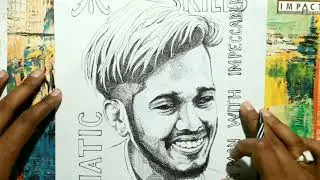 Pen art of SCOUTOP pubg mobile | best pubg player | scout |Tanmay | FANATIC
