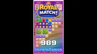 Royal Match Level 989 - Super Hard Level - No Boosters Gameplay