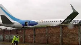 Ecuador: dos heridos leves al salirse de pista un avi&oacute;n al aterrizar en Cuenca