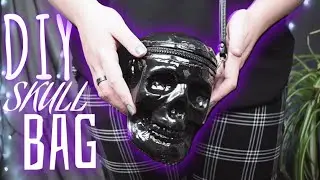 DIY Killstar Skull Bag - UNDER £30 DUPE DIY ||Radically Dark