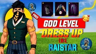 TOP 5 FREE DRESS UP LIKE RAISTAR ☠️ BEST DRESS COMBINATION || NOT PRO HYPER FF 🤯