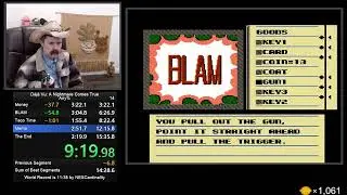 D&eacute;j&agrave; Vu (NES) speedrun in 14:44 by Arcus