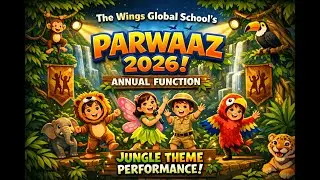 Kids Dance Performance | Jungle-2 | The Wings Global School, Jaitaran | Annual Function Parwaaz 2026
