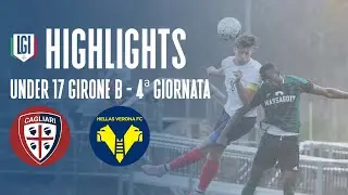 Highlights Cagliari-Hellas Verona U17 A-B, 4^ giornata stagione 2023-24