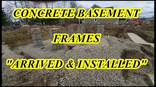 Basement Wall Concrete Frames _ Our New Home Build Journal (E08)
