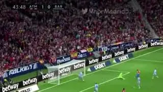 Luis Suarez score a goal vs Barcelona |Atletico Madrid vs Barcelona|