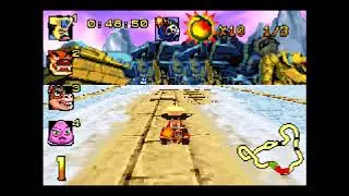 Crash Nitro Kart: (Barin Ruins - Neo Cortex!)