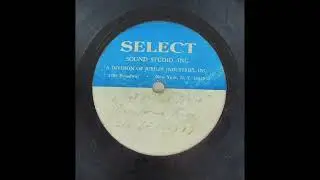 Unknown Artist - What Am I To Do (Select Sound Studio) 1960's unreleased Crossover acetate